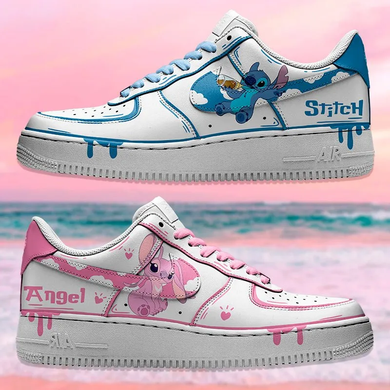 Air Force 1 x Stitch Love Cartoon