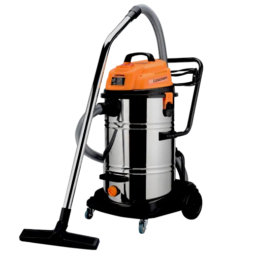 ASPIRADORA INDUSTRIAL ACERO INOXIDABLE 60LTS 2 MOTORES 1200W