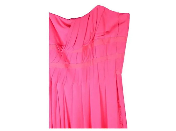 Autre Marque DISEÑADOR CONTEMPORÁNEO Bill Blas Vestido largo sin tirantes Roja 