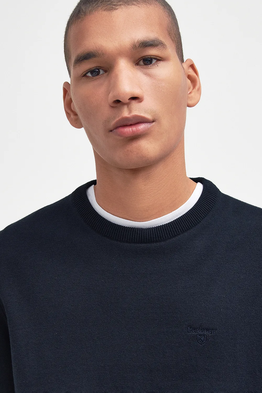Barbour Jersey Pima Cotton Crew Neck