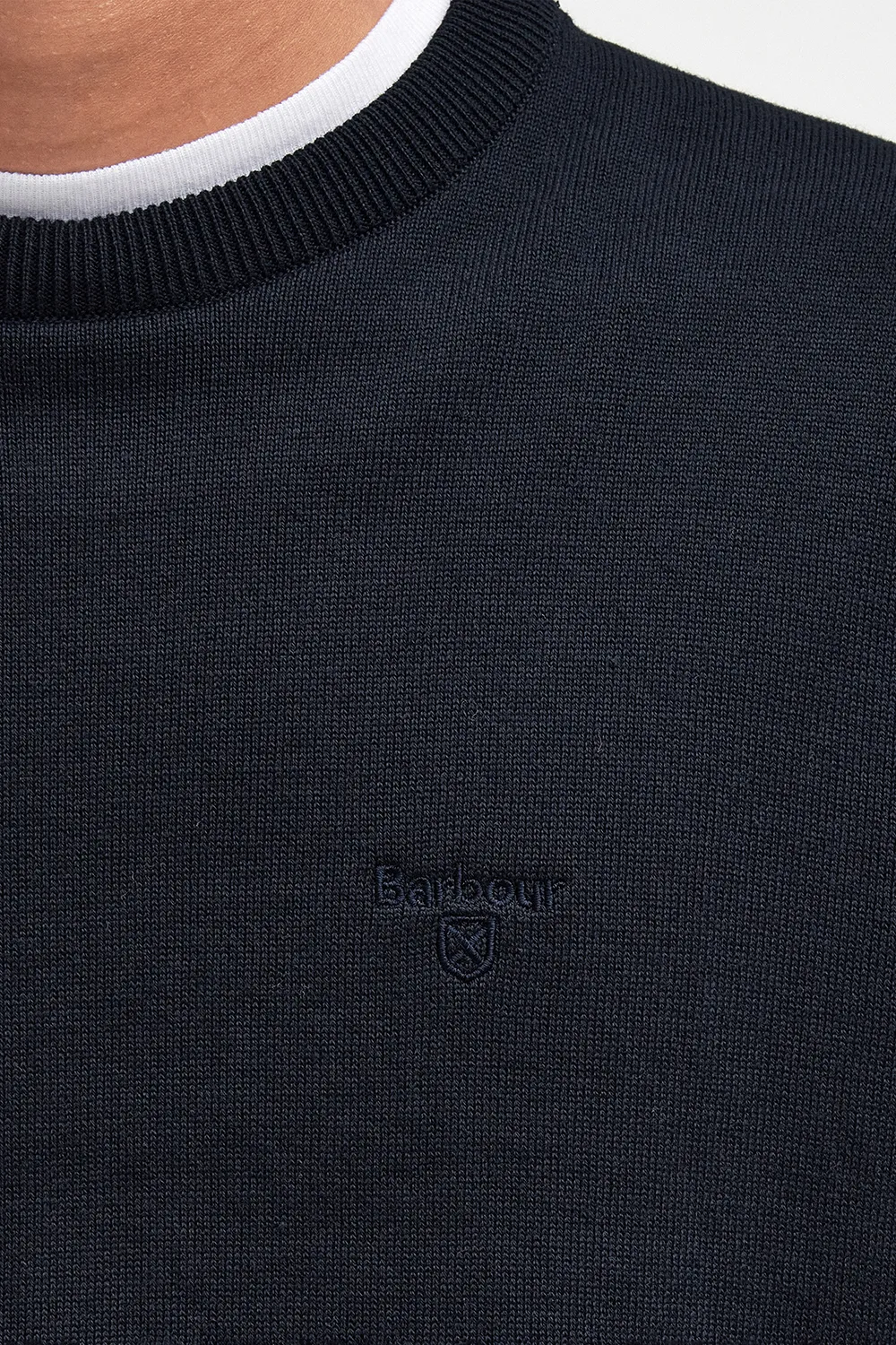 Barbour Jersey Pima Cotton Crew Neck