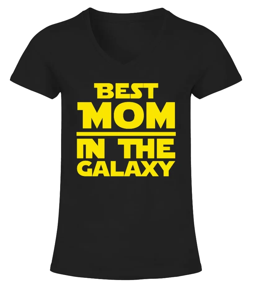 Best Mother In The Galaxy T-Shirts Camiseta cuello pico Mujer