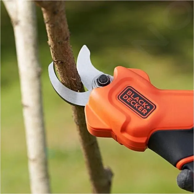 BLACK+DECKER Maquinaria de jardinería - Podadora AKU 18V, 1x batería 2,0 Ah Li-Ion, cargador BCPP18D1-QW