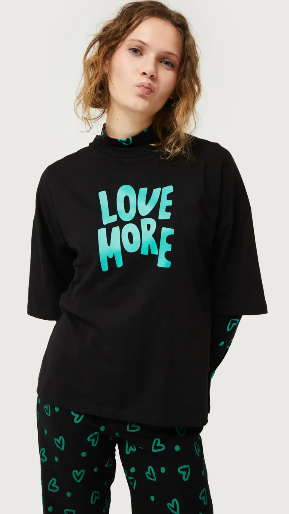 Camiseta Print Love More