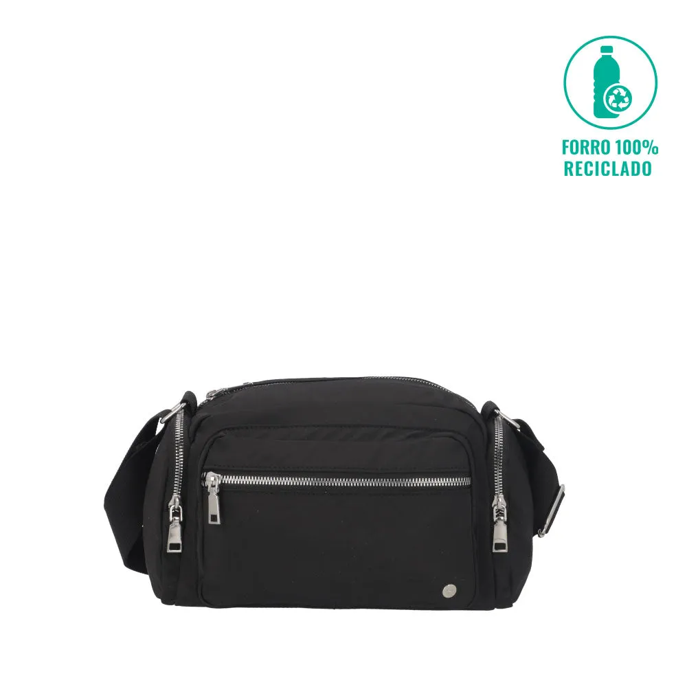 Cartera Bandolera Kiara Negro Pequea