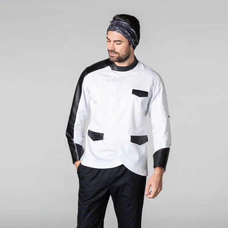 Chaqueta de cocina hombre Manga Larga GARYS 9401 GIL