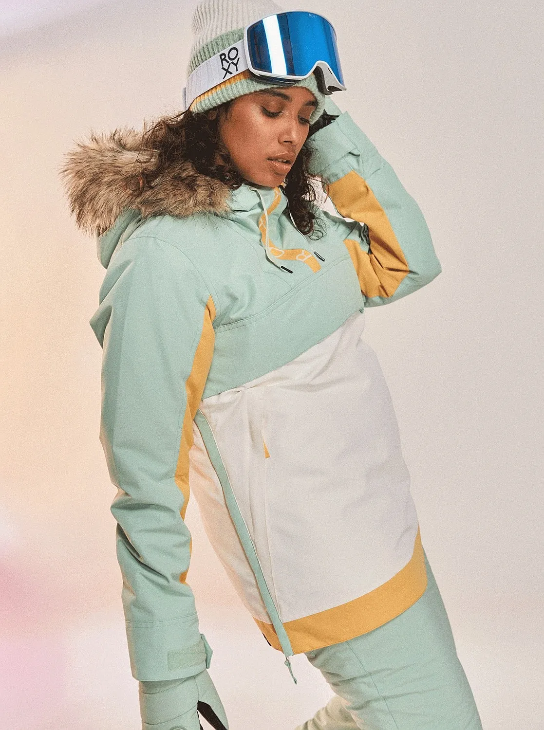 chaqueta Roxy Shelter - GEF0/Cameo Green - women´s