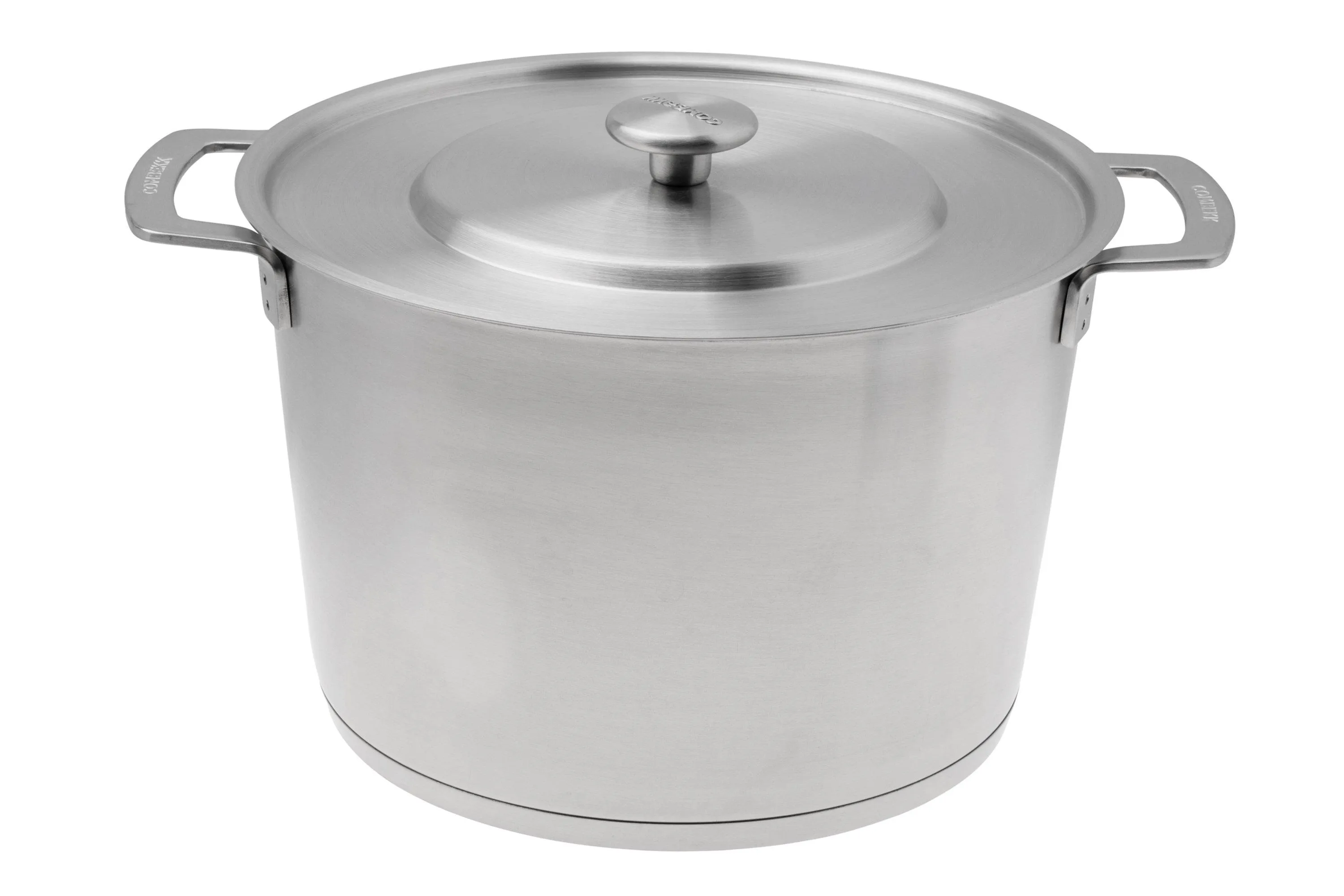 Combekk S-S 151105 Recycled Stainless Steel, olla con tapa, 24 cm, 6,4L