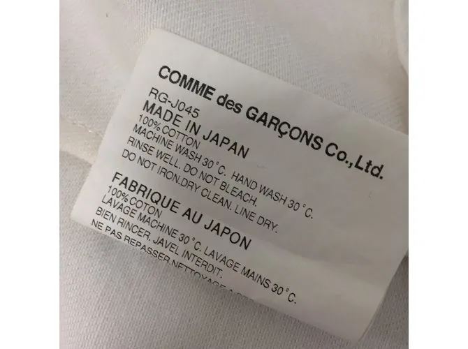 Comme Des Garcons Chaquetas Blanco 