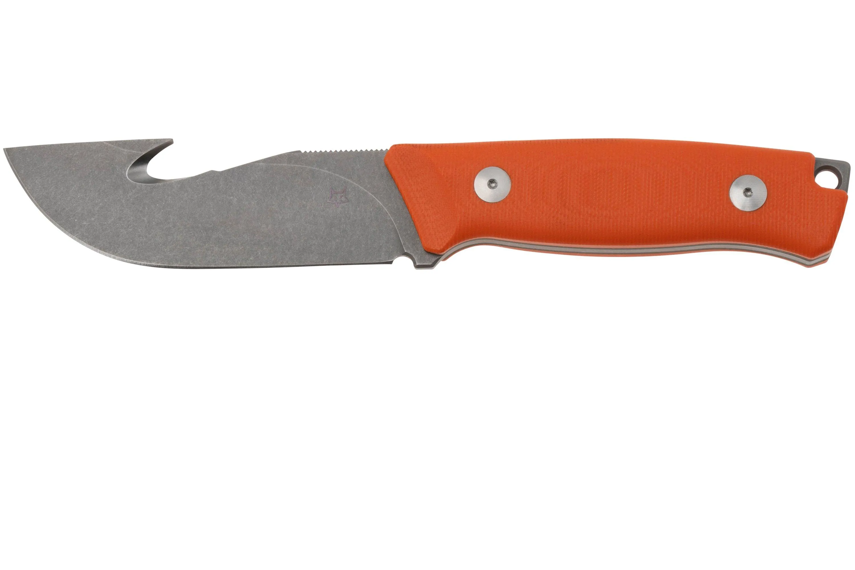 Fox Knives Rifle Ejector FX-663 OR, Orange G10 navaja fija, Raven Knives design