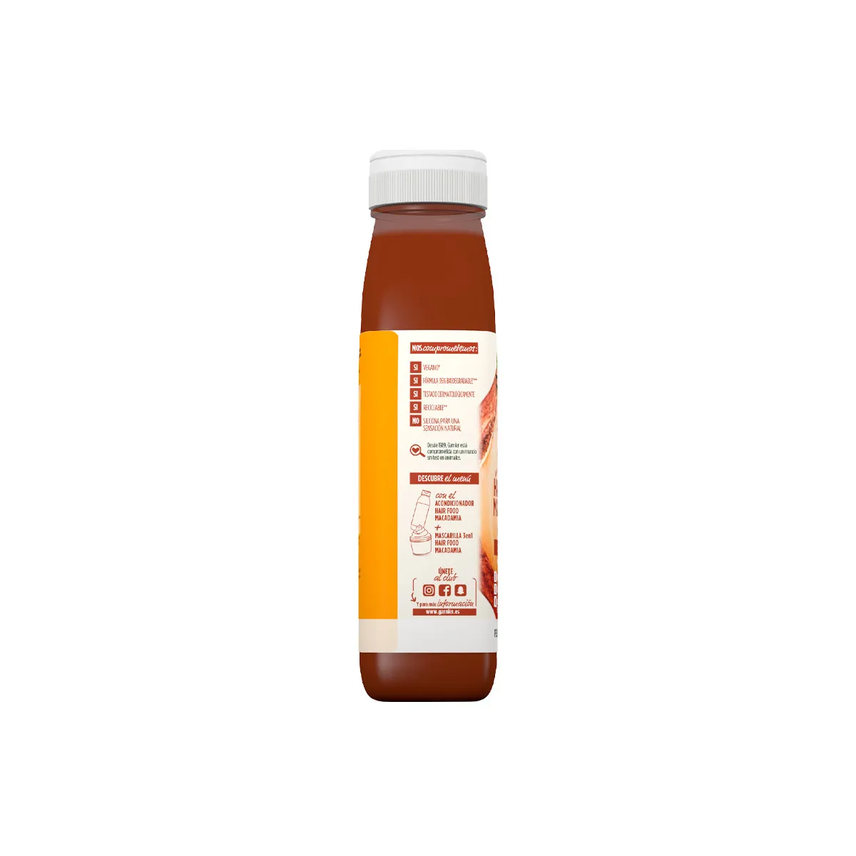 Fructis Hair Food Macadamia Champú Alisador