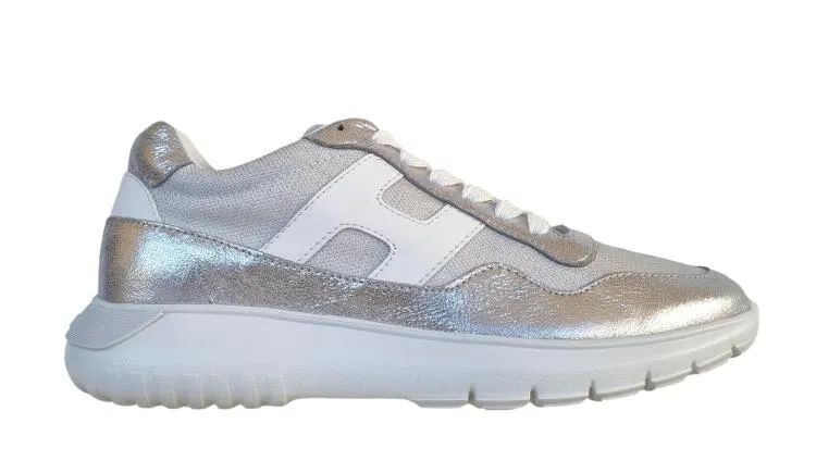 Hogan zapatos sneaker mujer interactive3 HXW3710AP31R0C0351 plata