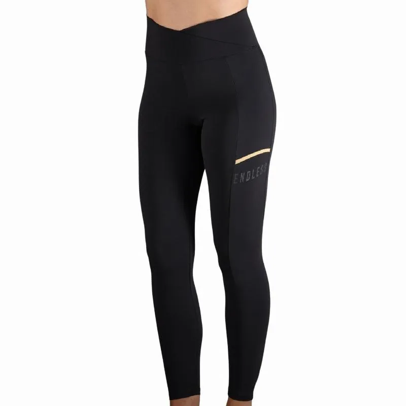 Mallas Endless Cross Pocket Negro Oro | Endless