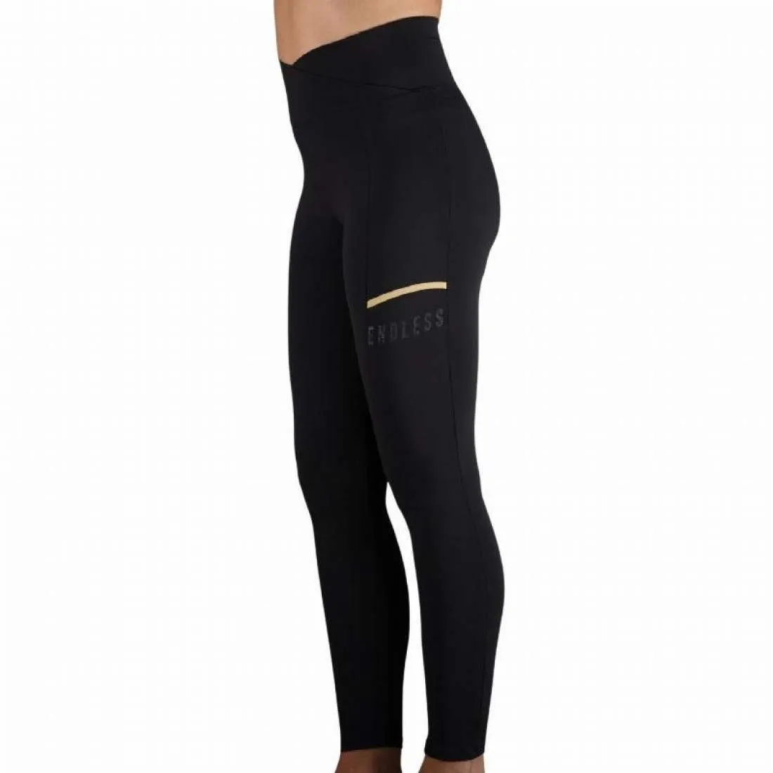 Mallas Endless Cross Pocket Negro Oro | Endless