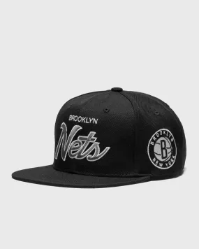 Mitchell & Ness TEAM SCRIPT 2.0 SNAPBACK - BROOKLYN NETS