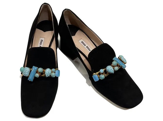 Miu Miu bailarinas Negro 