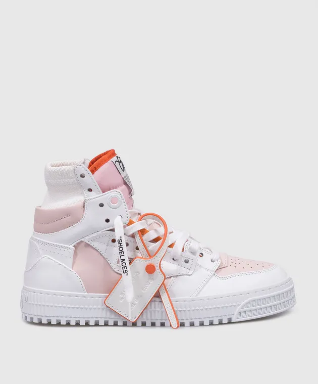 Off-White Off Court 3.0 white leather high top with logo