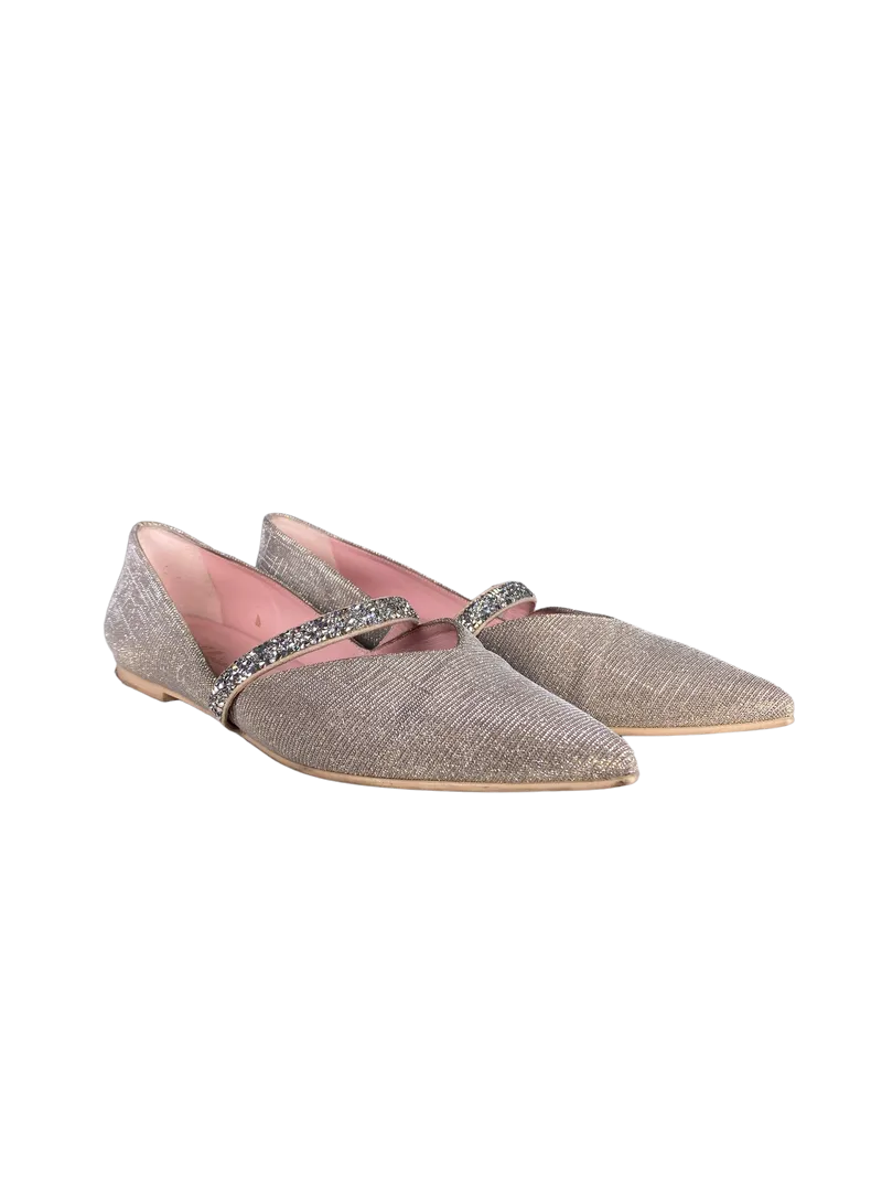 PRETTY BALLERINAS Bailarinas Doradas y Plateadas