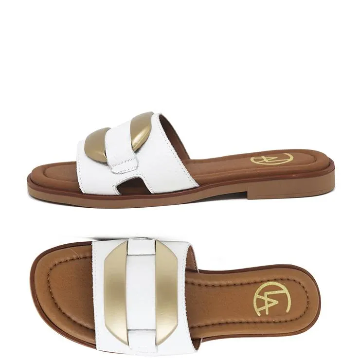 Sandalia Escala Kunie Blanco