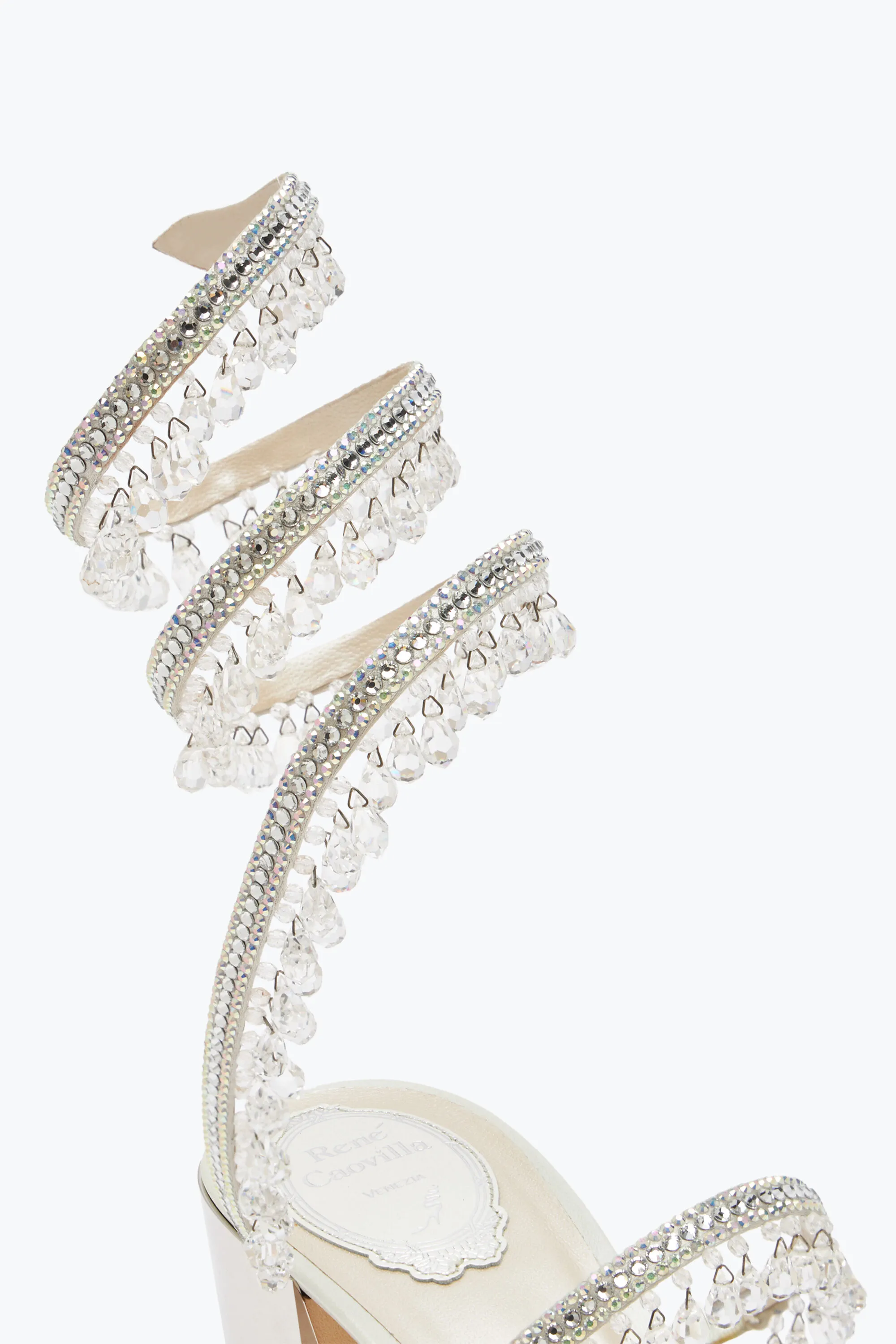 Sandalias Chandelier Con Cristales