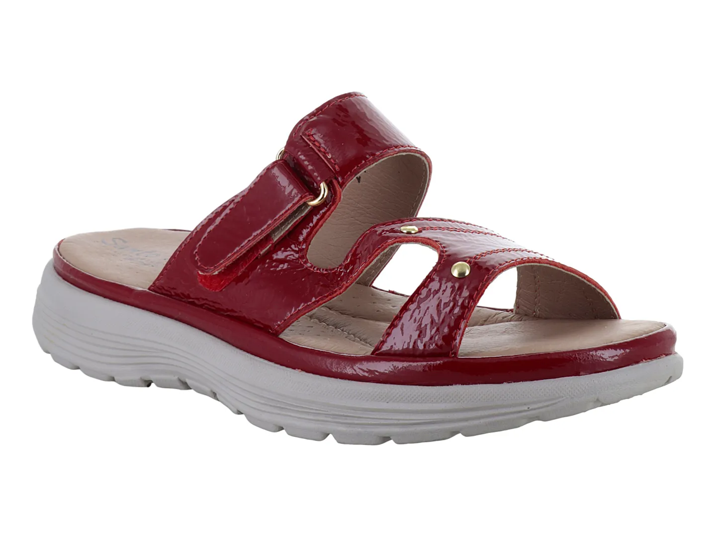Sandalias Stefania 837 Rojo Para Mujer