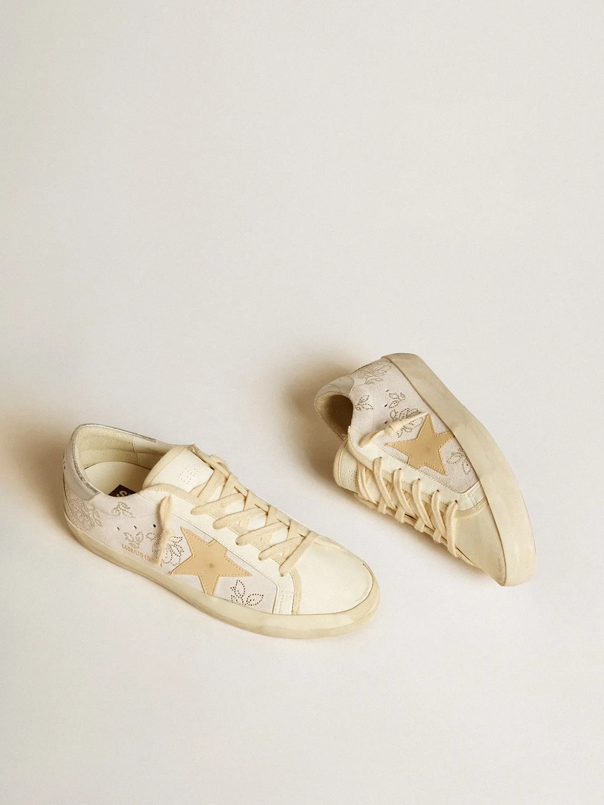 Super-Star LTD con cristales Swarovski y estrella de piel gris humo