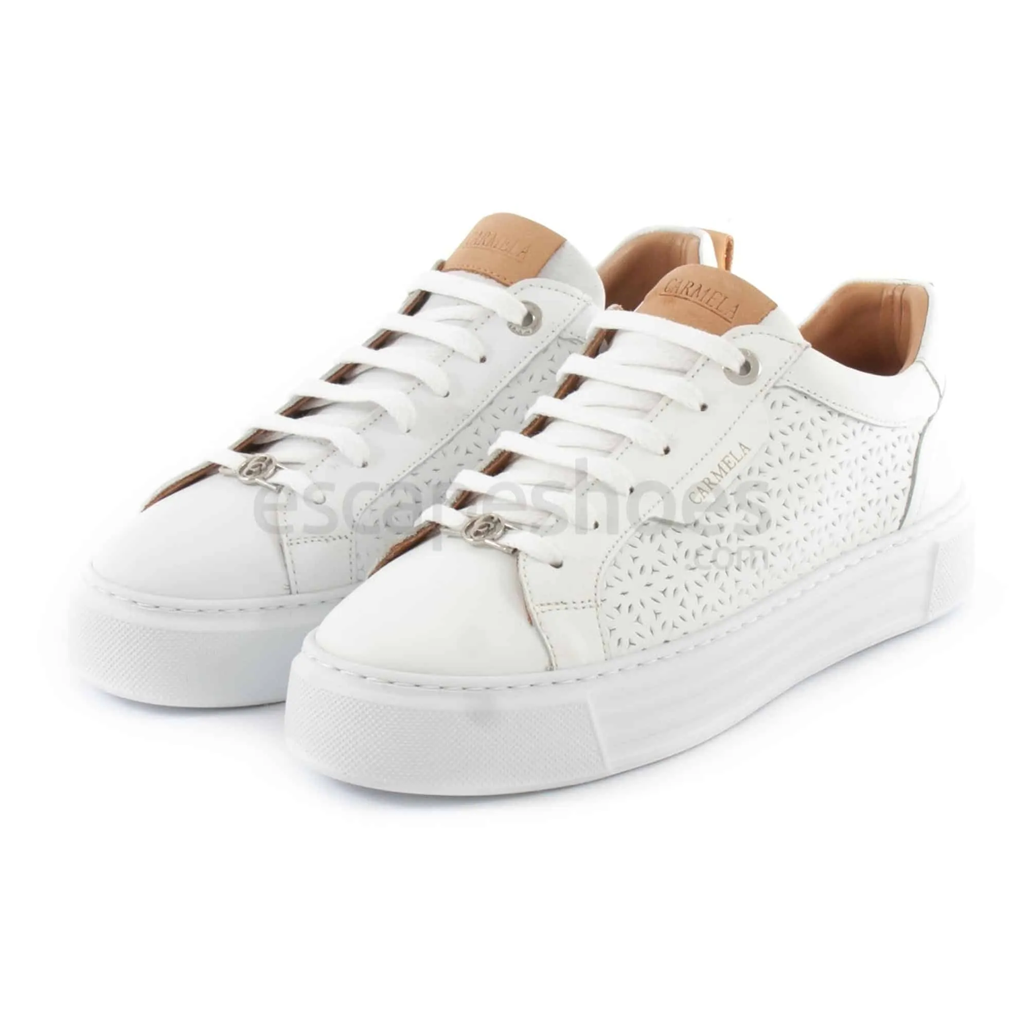 Tenis CARMELA Pele Branco 160558