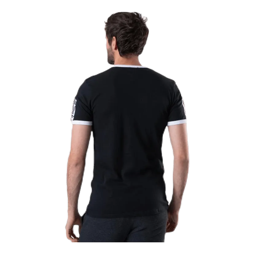 Umbro Ringer Taped Logo Tee Black