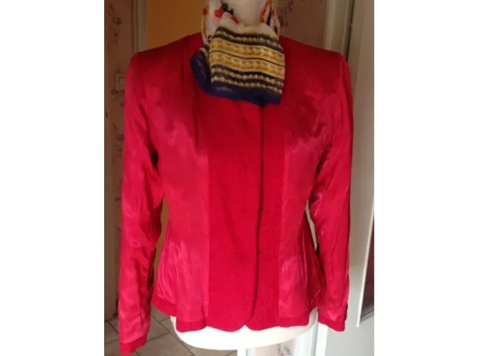 Yves Saint Laurent Chaquetas Roja 