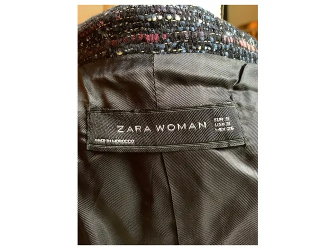 Zara Chaquetas Multicolor 